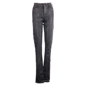 Citizens of Humanity Rocket High Rise Skinny Jeans Refraction Metallic Black 26